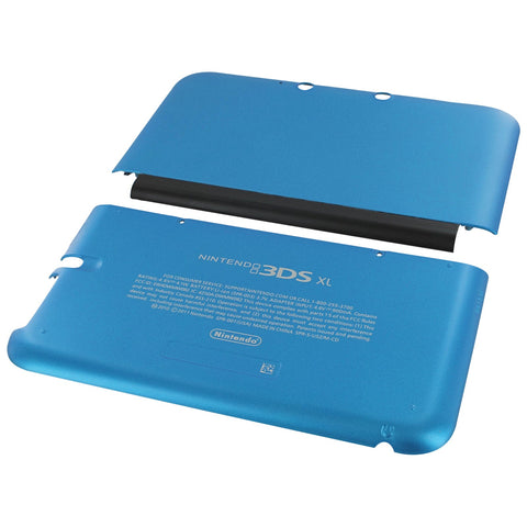 ZedLabz top & bottom cover plates kit for Nintendo 3DS XL console (old 2012) - blue - 1