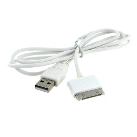 ZedLabz USB 30 Pin Data Sync Cable For iPod, Nano, Touch, iPhone 3G, 3GS, 4, 4S, iPad, iPad2, iPad3 (3.2 Feet / 1 m) - 1