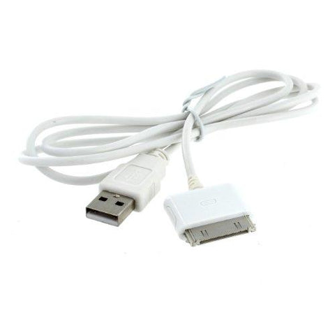 ZedLabz USB 30 Pin Data Sync Cable For iPod, Nano, Touch, iPhone 3G, 3GS, 4, 4S, iPad, iPad2, iPad3 (3.2 Feet / 1 m) - 2