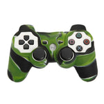 ZedLabz value soft silicone rubber skin grip cover for Sony PS3 controllers - camo green - 3