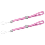 ZedLabz wrist strap for Nintendo DS DSi 2DS 3DS, Wii U, Sony PSP, PS Vita PS3 Move – 2pk pink - 2