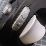 Hand cast custom resin buttons set for Nintendo GameCube - Metallic Silver [NGC] | Lab Fifteen Co