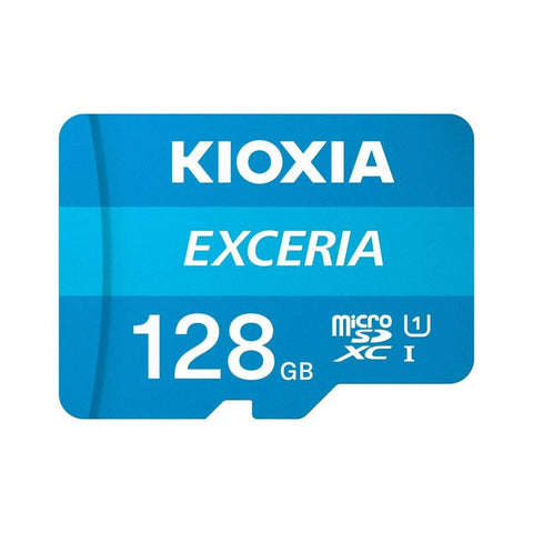 128GB Exceria U1 Class 10 micro SD memory card in SD adapter | Kioxia - 1