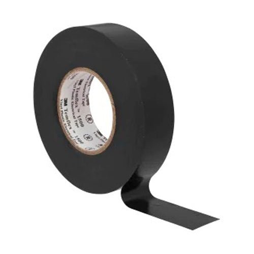 15mm electrical tape 3M adhesive temflex 1300 general purpose PVC vinyl for game console repairs and modifications - 10M roll black | 3M - 1