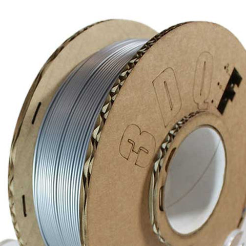 3D printer PLA filament 1.75mm 1KG roll - UK made eco friendly - Midnight silver | 3DQF - 1