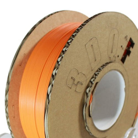 3D printer PLA filament 1.75mm 1KG roll - UK made eco friendly - Tangy orange | 3DQF - 1