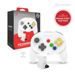 Admiral Premium wireless BT controller for N64/ Nintendo Switch/ Nintendo Switch Lite/ PC/ Mac/ Android - White | Hyperkin - 1