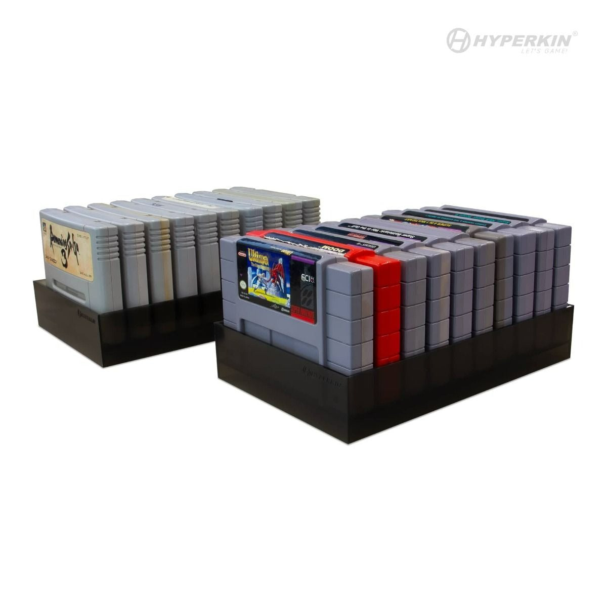 10 Game cartridge storage tray for Nintendo SNES (2 Pack) | Hyperkin –  ZedLabz