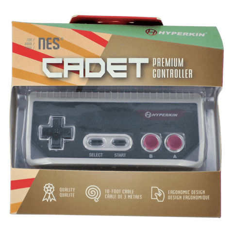 Cadet wired premium controller gamepad for Nintendo NES wiht 10ft (3M) cable | Hyperkin - 1