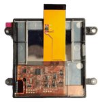 Centering alignment bracket for Nintendo Game Boy DMG - 01 Retro Pixel Q5 IPS LCD screen mod - Clear | Funnyplaying - 2