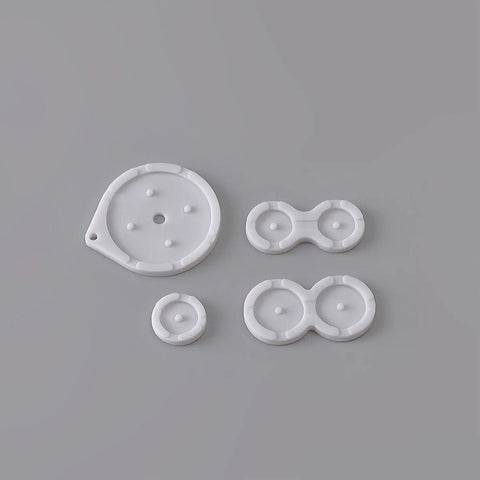 Conductive silicone button contacts rubber membrane pad set For Nintendo Game Boy Advance SP [GBA SP AGS] | Funnyplaying - 1