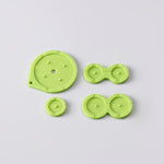 Conductive silicone button contacts rubber membrane pad set For Nintendo Game Boy Advance SP [GBA SP AGS] | Funnyplaying - 4