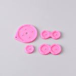 Conductive silicone button contacts rubber membrane pad set For Nintendo Game Boy Advance SP [GBA SP AGS] | Funnyplaying - 7