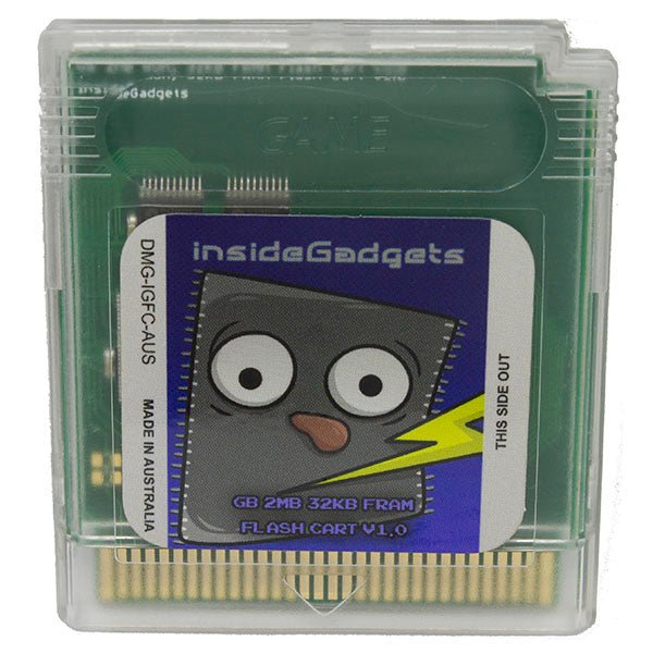 Flash Cart for Nintendo Gameboy 4MB, 32KB FRAM (Ultra low power) | insideGadgets - 1