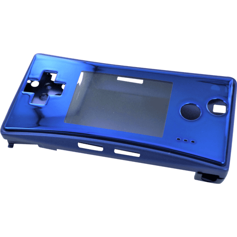 Full housing shell for Nintendo Game Boy Micro console replacement mod kit - Chrome Blue | ZedLabz - 2