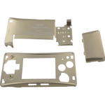 Full housing shell for Nintendo Game Boy Micro console replacement mod kit - Chrome Gold | ZedLabz - 3