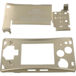 Full housing shell for Nintendo Game Boy Micro console replacement mod kit - Chrome Gold | ZedLabz - 4