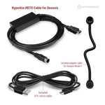 HDMI Adapter HDTV cable for Sega Genesis / Mega Drive 1 2 & 3 games consoles 720p 16:9 & 4:3 aspect ratio support USB powered | Hyperkin - 2