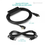 HDMI Adapter HDTV cable for Sony PSP 2000 & 3000 handheld 720p Zoom function USB powered | Hyperkin - 2