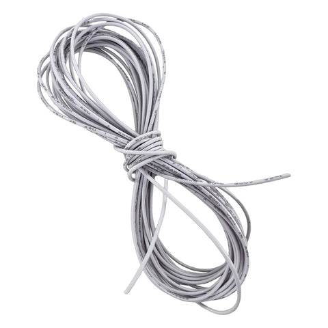 Hookup wire for console repairs & modifications 28 AWG insulated electronic - 5m White | ZedLabz - 1