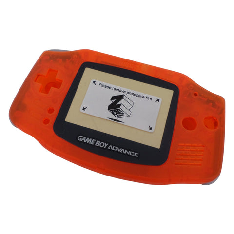 Housing for Game Boy Advance Nintendo shell kit - Transparent Orange | ZedLabz - 1