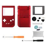 Housing shell for Nintendo Game Boy Original DMG - 01 handheld - Soft touch scarlet red | eXtremeRate - 2