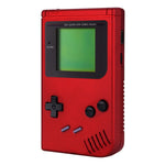 Housing shell for Nintendo Game Boy Original DMG - 01 handheld - Soft touch scarlet red | eXtremeRate - 3