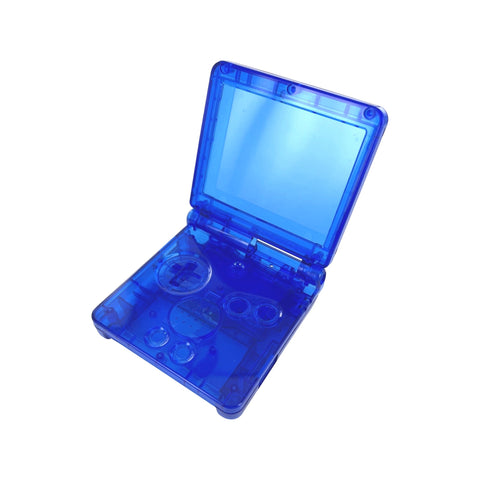 IPS ready shell for Nintendo Game Boy Advance SP modified no cut replacement housing GBA SP AGS - Mirror clear | Funnyplaying - 2