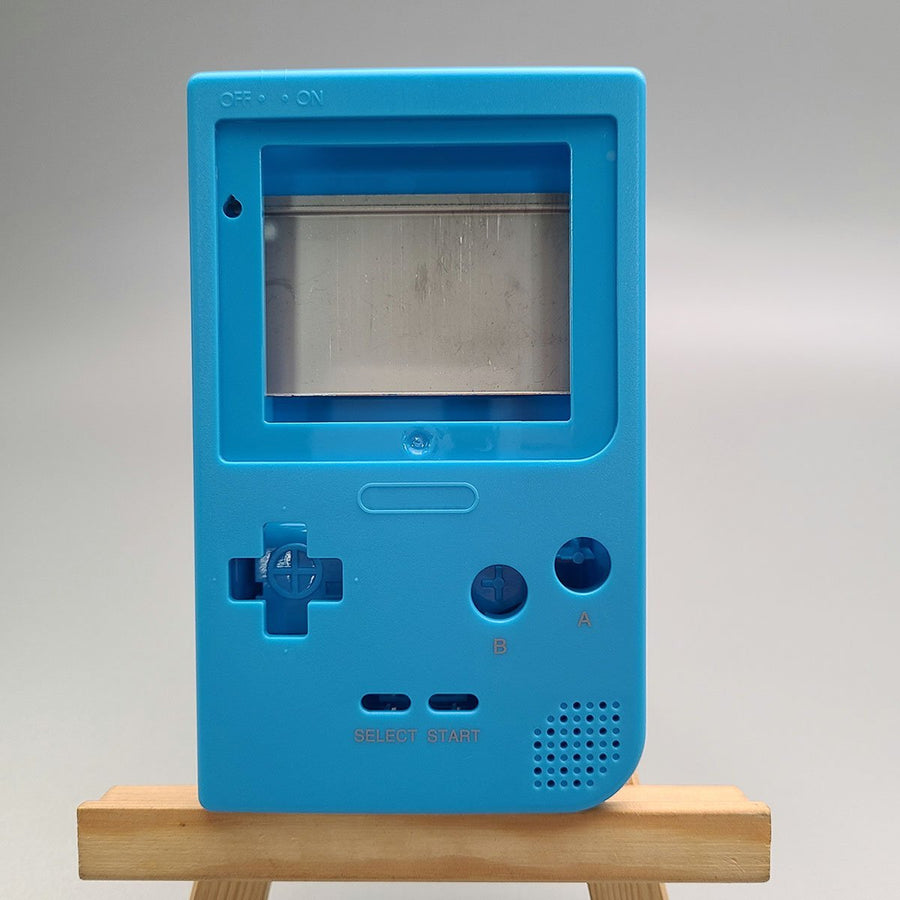 IPS screen ready replacement shell for Game Boy Pocket handheld console modified housing MGB - Blue | Funnyplaying - 1