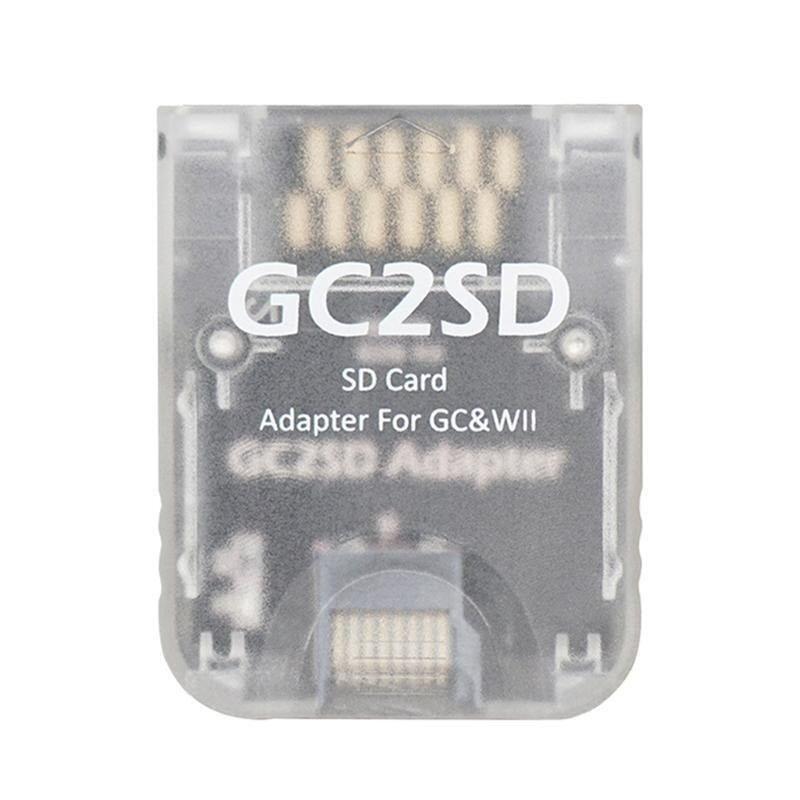 Micro SD memory card adapter for Nintendo GameCube & Wii GC2SD Picoboot - Clear | ZedLabz - 1