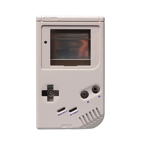 Modified IPS screen ready housing shell for Nintendo Game Boy DMG - 01 console - DMG - 01 Grey | Funnyplaying - 1