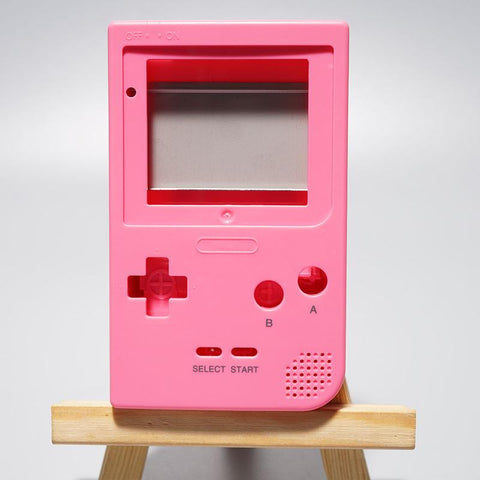 Modified IPS screen ready housing shell for Nintendo Game Boy Pocket console - Pink | Funnyplaying - 1