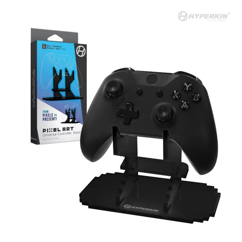 Pixel Art universal acrylic controller stand for Xbox, Playstation, Nintendo - Black | Hyperkin - 1