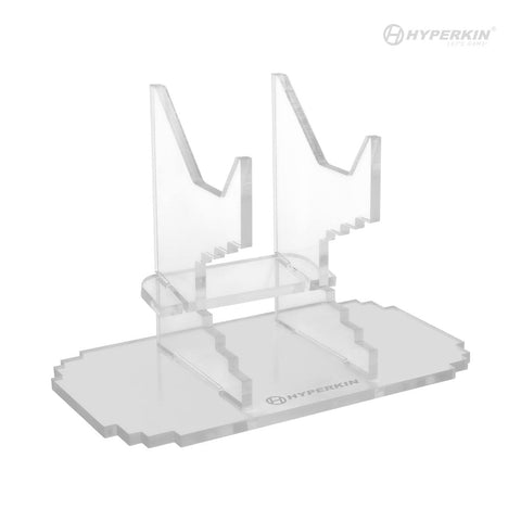 Pixel Art universal acrylic controller stand for Xbox, Playstation, Nintendo - Clear | Hyperkin - 2