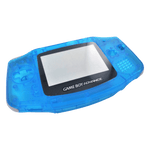 Replacement housing shell kit for Nintendo Game Boy Advance handheld console complete - Clear Blue | ZedLabz - 3