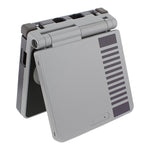 Replacement Housing Shell Kit For Nintendo Game Boy Advance SP - NES Silver & Grey | ZedLabz - 3