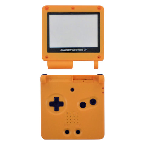 Replacement Housing Shell Kit For Nintendo Game Boy Advance SP - Orange & Blue | ZedLabz - 1