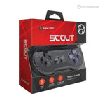 Scout Premium wired controller for SNES Super Nintendo console - Black | Hyperkin - 4