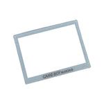 Screen lens GLASS for Game Boy Macro console & Holographic reproduction sticker - White | Obirux - 1