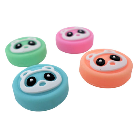 Thumb grips for Switch Lite & Switch Joy - Con silicone button caps Animal Crossing edition - 4 pack Multi Colour | ZedLabz - 2