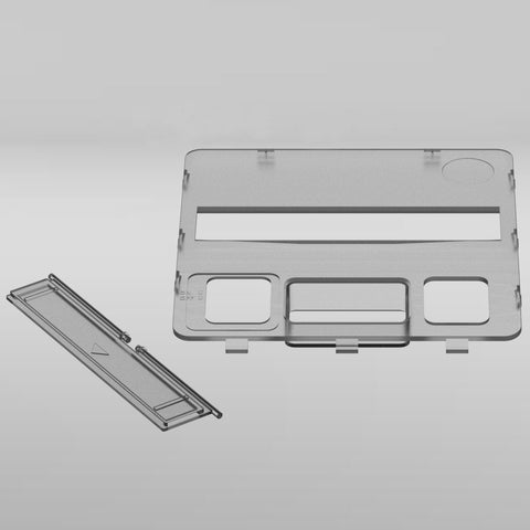 Transparent adapter plate cover pack for North American SNES game Cartridges | Retro Game Restore - 1