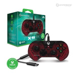 X91 retro style wired controller gamepad for Microsoft Xbox Series X/ Xbox Series S/ Xbox One/ Windows 10/11 PC - Clear red | Hyperkin - 1